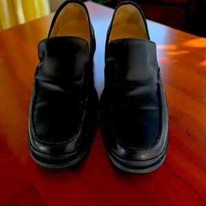 Vintage Coach Men’s Classic Black Leather Gerard Loafers Made in Italy  11 W